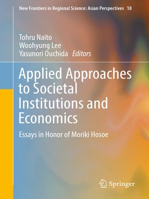 cover image of Applied Approaches to Societal Institutions and Economics